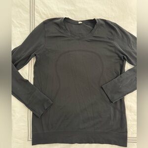 Lululemon Swiftly Relaxed Race Length Black Long Sleeve Top 6